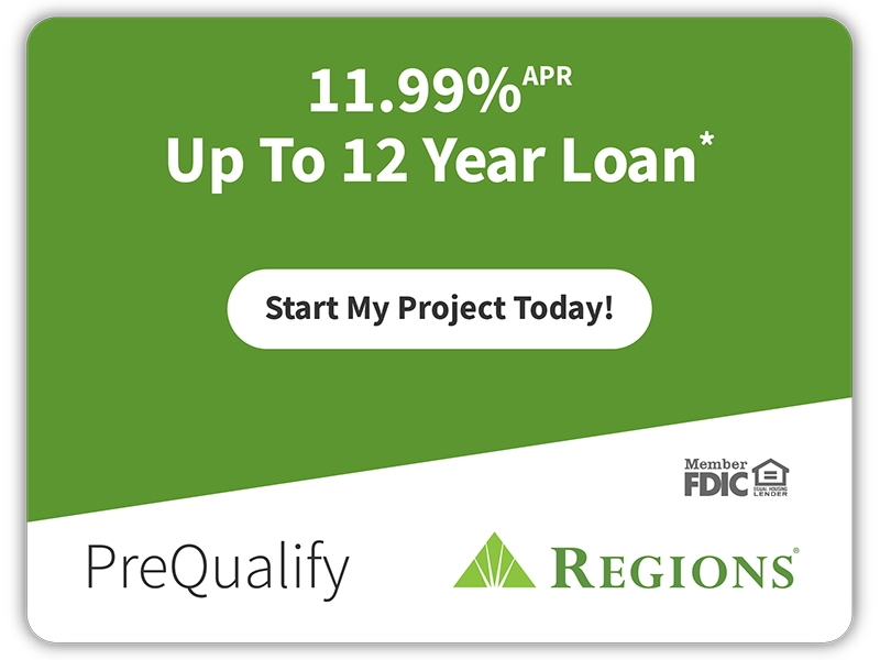 Regions 12 year financing offer image.